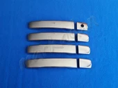 Nissan Qashqai Sensörsüz Krom Kapı Kolu 2007-2014 4 Kapı Paslanmaz Çelik - 1