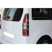 Peugeot Partner Tepee Krom Stop Çerçevesi 2008-2018 2 Parça Abs Krom thumbnail 3