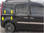 Renault Kangoo Krom Sürgülü Kapı Çıtası 2008-2020 2 Parça Paslanmaz Çelik thumbnail 1