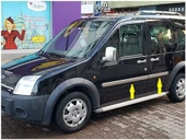 Ford Connect Krom Yan Kapı Çıtası 2002-2014 4 Parça Paslanmaz Çelik thumbnail 3