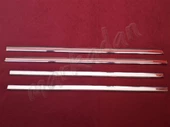 DB Chrome Mitsubishi Lancer Cam Çıtası Nikelajı 2004-2007 4 Parça P.Çelik thumbnail 2