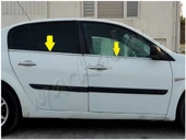 DB Chrome Renault Megane 2 Sedan Cam Çıtası Nikelajı 2004-2010 4 Parça P.Çelik thumbnail 4