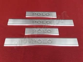 DB Chrome VW Polo Krom Kapı Eşiği 2009-2017 4 Parça P.Çelik - 1