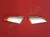 DB Chrome Nissan Qashqai Krom Ayna Kapağı 2007-2014 2 Parça P.Çelik - 1