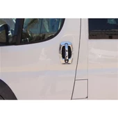 DB Chrome Citroen Jumper Kapı Kolu Nikelajı 2006 Sonrası 4 Kapı 8 Parça P.Çelik thumbnail 3