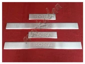 DB Chrome VW Bora Krom Kapı Eşiği 1998-2004 4 Parça P.Çelik thumbnail 1