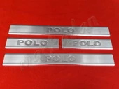 Markadan VW Polo Krom Kapı Eşiği 2009-2017 4 Parça Paslanmaz Çelik - 1