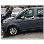 Markadan Mercedes Vito Krom Cam Çıtası 2014 Sonrası 2 Parça Paslanmaz Çelik thumbnail 2