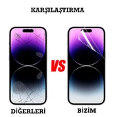 Oppo Reno8 4G Uyumlu Ön Body Şeffaf Ultra Ekran Koruyucu Nano Jelatin thumbnail 3