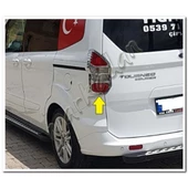 Markadan Ford Tourneo Courier Krom Stop Çerçevesi 2014-2023 2 Parça Abs Krom thumbnail 3