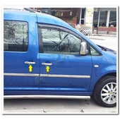 Markadan VW Caddy Krom Kapı Kolu 2004-2014 4 Kapı Paslanmaz Çelik thumbnail 3
