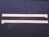 Markadan VW Caddy Krom Sürgülü Kapı Çıtası 2004-2014 2 Parça Paslanmaz Çelik - 1