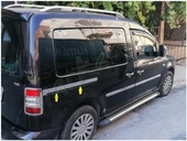Markadan VW Caddy Krom Sürgülü Kapı Çıtası 2004-2014 2 Parça Paslanmaz Çelik - 4