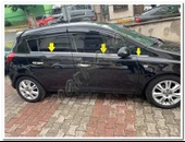 Markadan Opel Corsa D Krom Cam Çıtası 2006-2015 6 Parça Paslanmaz Çelik - 1