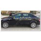 Markadan Opel Astra H Sedan Krom Cam Çıtası 2008-2013 4 Parça Paslanmaz Çelik thumbnail 1