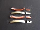 Markadan Ford Fiesta Krom Kapı Kolu 2002-2008 4 Kapı Paslanmaz Çelik - 2