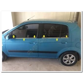 Markadan Hyundai Getz Krom Cam Çıtası 2002-2011 6 Parça Paslanmaz Çelik - 1
