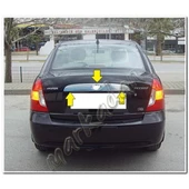 Markadan Hyundai Accent Era Krom Bagaj Çıtası 2005-2011 Paslanmaz Çelik thumbnail 2