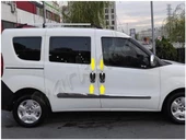 Markadan Fiat Doblo Krom Kapı Kolu 2010-2023 4 Kapı 8 Parça Paslanmaz Çelik thumbnail 4