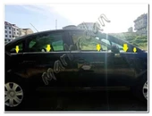 Markadan Citroen C4 HB Krom Cam Çıtası 2004-2010 8 Parça Paslanmaz Çelik thumbnail 2