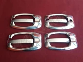 DB Chrome Peugeot Boxer Kapı Kolu Nikelajı 2006 Sonrası 4 Kapı 8 Parça P.Çelik thumbnail 1