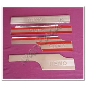 WOC Chrome Citroen Nemo Krom İç Kapı Eşiği 2008 Sonrası 4 Parça Paslanmaz Çelik thumbnail 2