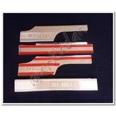 Markadan Citroen Nemo Krom İç Kapı Eşiği 2008 Sonrası 4 Parça Paslanmaz Çelik thumbnail 2