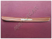 WOC Chrome Fiat Linea Krom Arka Tampon Eşiği 2006-2018 Paslanmaz Çelik thumbnail 2