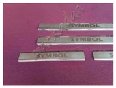 WOC Chrome Renault Symbol Kapı Eşiği 2009-2012 4 Parça Paslanmaz Çelik thumbnail 4