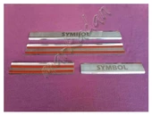 WOC Chrome Renault Symbol Kapı Eşiği 2009-2012 4 Parça Paslanmaz Çelik thumbnail 3