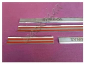 WOC Chrome Renault Symbol Kapı Eşiği 2009-2012 4 Parça Paslanmaz Çelik thumbnail 2