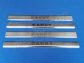 VW Caddy Krom Kapı Eşiği 2015-2020 4 Parça Paslanmaz Çelik - 1
