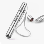 El Feneri Usb İle Şarj Edilebilen 3 In 1 Kırmızı Işık +Beyaz Led Meşale Işık + Uv Kedi Lazeri - 2