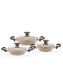 Falez Creamy 6 Parça Sahan Set - 4