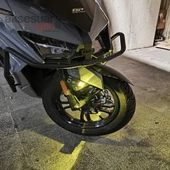 Sym Jet x 125 Motosiklet Sis Farı - Mercekli 2 Renkli Beyaz ve Sarı Led Far - 3