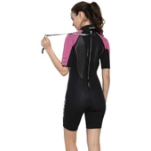 Cressi Altum Lady Shorty Yüzme Elbisesi  3MM - XS BLACK - PINK thumbnail 7