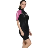 Cressi Altum Lady Shorty Yüzme Elbisesi  3MM - S BLACK - PINK thumbnail 5