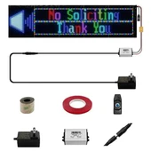 Powermaster PM-23829 23,2x102cm Kayan Yazı Led Tabela - 6
