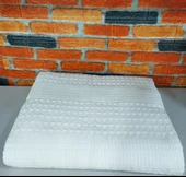 Şaheser %100 Pamuk Çift Kişilik Pike 240x220 (Tek Pike)-Beyaz - 3