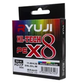 Ryuji Hi-Tech X8 150m 0.13mm Multi Color İp Misina  Standart 0.30 - 1