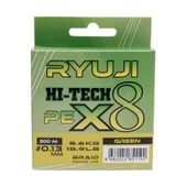 Ryuji Hi-Tech X8 300m Green İp Misina  Standart 0.15mm - 2