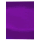 Aynalı Metalik Metalize Fon Kartonu Mor 50x70cm 1 Adet (Tek Renk) - 1