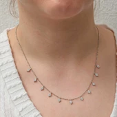 Lucky Life Gümüş Baklava Kesim Şans Kadın Kolye - 3