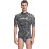 Cressi Rash Guard Man T-Shirt L - NO:4 BLACK - ORANGE - 1