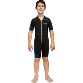 Cressi Lido Junior Shorty Dalış Elbisesi  BLACK / BLUE 2MM - L (12/13 YAŞ) thumbnail 12