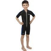 Cressi Lido Junior Shorty Dalış Elbisesi  BLACK / BLUE 2MM - S (8/9 YAŞ) thumbnail 3