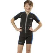 Cressi Lido Junior Shorty Dalış Elbisesi  BLACK / BLUE 2MM - S (8/9 YAŞ) thumbnail 7