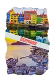 Danimarka Temalı Fresco Magnet thumbnail 3