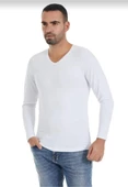 YILDIZ 340 ERKEK MODAL V YAKA UZUN KOL ATLET 3 ADET thumbnail 1