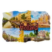Hollanda Temalı Fresco Magnet thumbnail 1